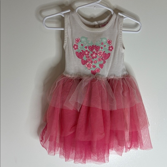 Little Lass Pink Floral Tulle Set - Picture 5 of 7